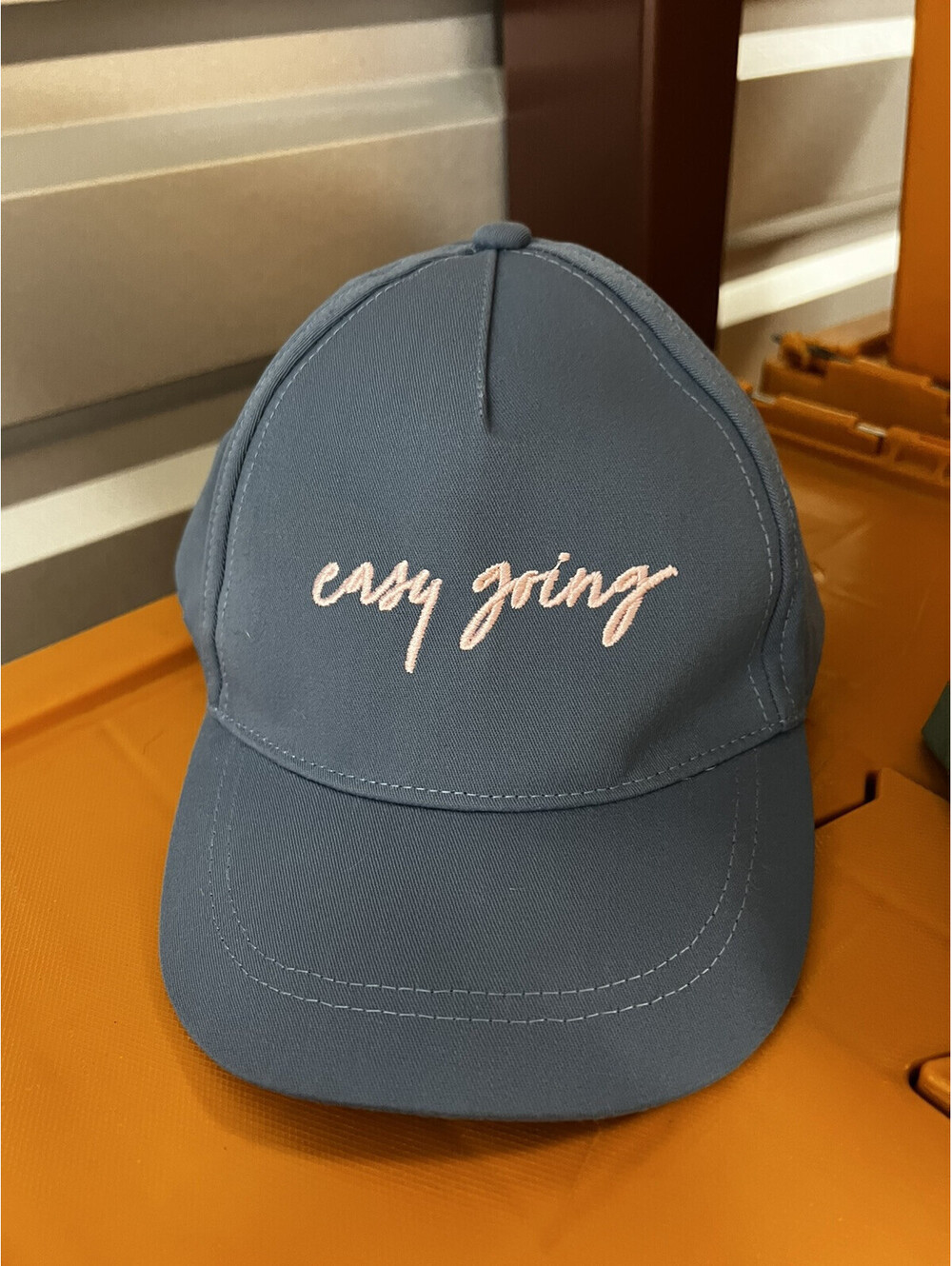 Top Paw Gray “Easy Going” Pet Baseball Hat Size L/XL